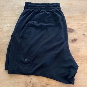 Mens Black 5” Lulu Shorts